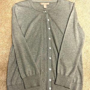 Banana Republic gray cardigan